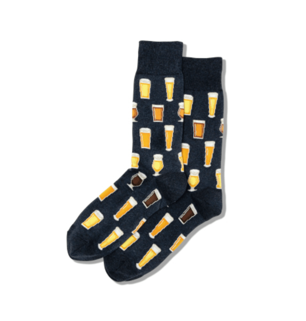 Hotsox Socks Men's Beer Crew Socks