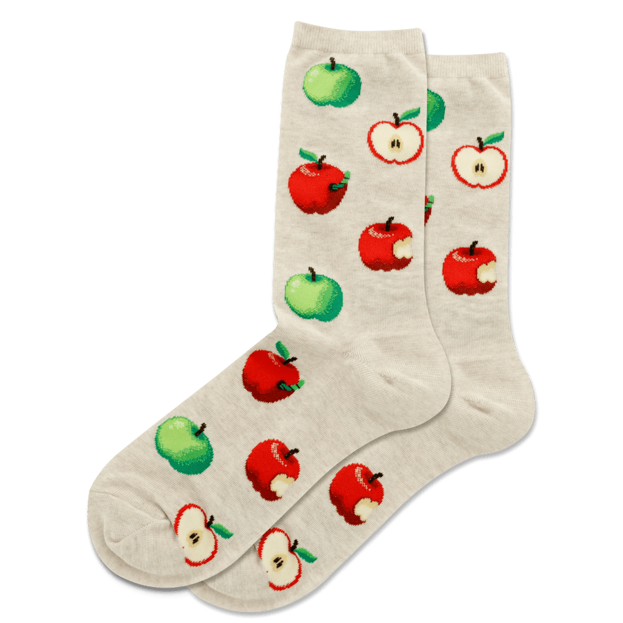 Hotsox Socks Women's Apples Crew Socks