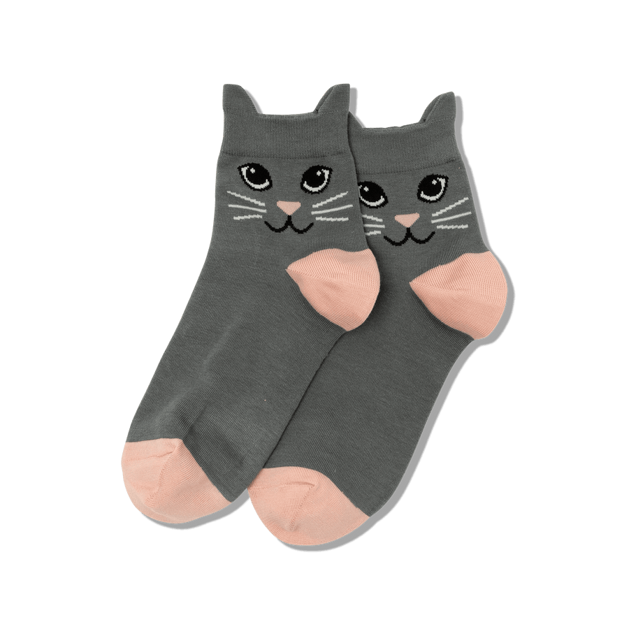 Hotsox Socks Women's Cat Ears Anklet Socks