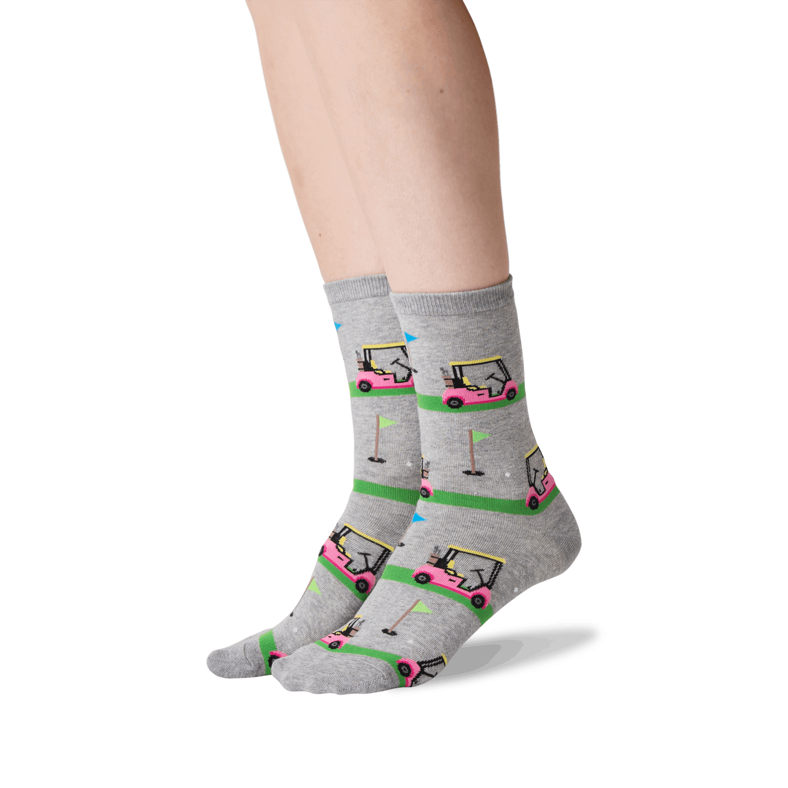 Hotsox Socks Women's Golf Cart Crew Socks