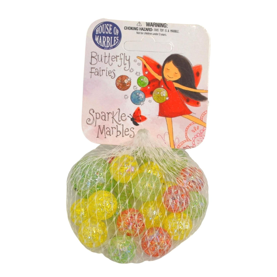 House of Marbles Marbles Butterfly Fairy Net Bag of Marbles