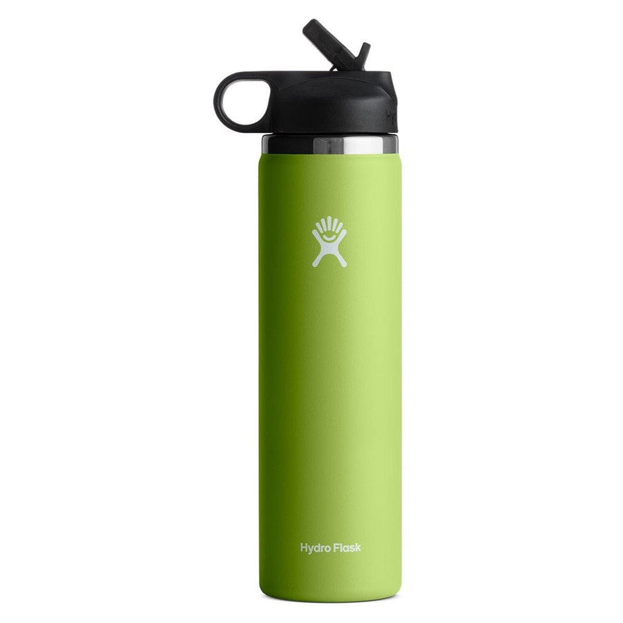 Hydro Flask Water Bottle 24 oz Wide Mouth with Straw Lid - Seagrass