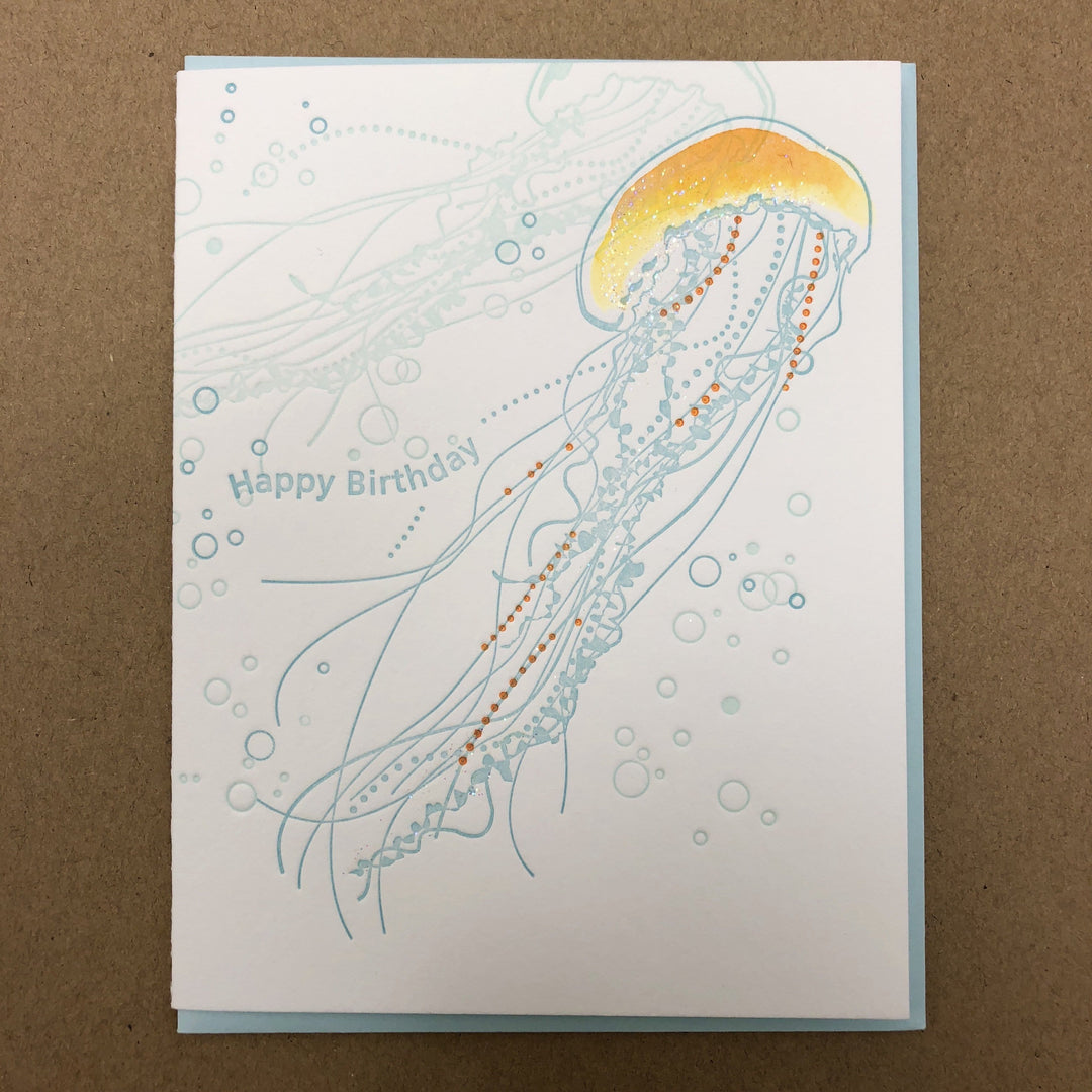 ilee paper goods Card Jelly Fish Birthday Card