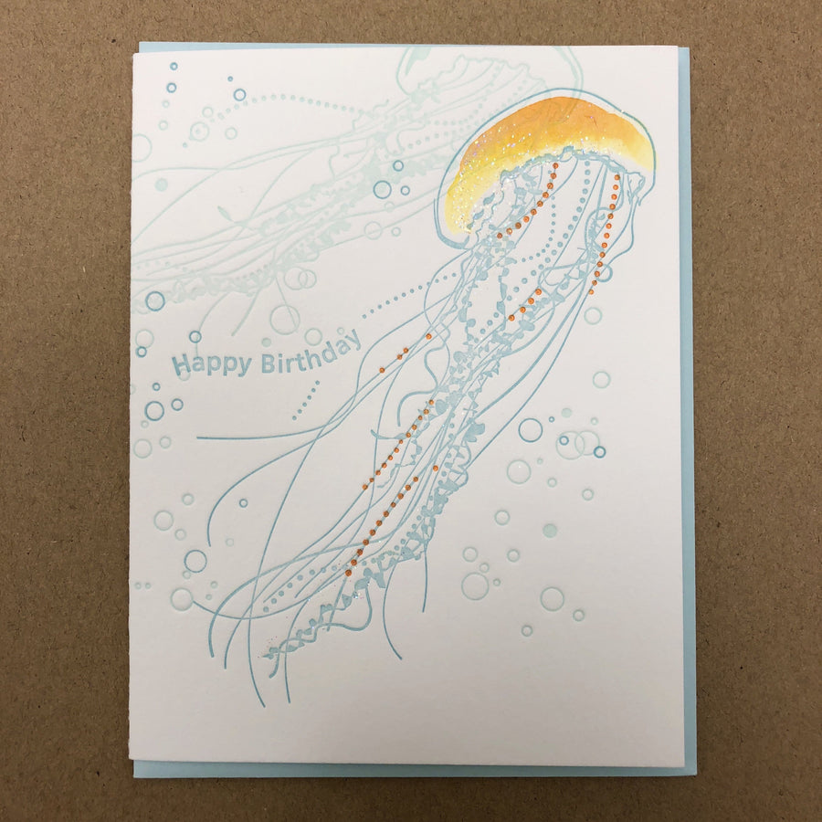 ilee paper goods Card Jelly Fish Birthday Card