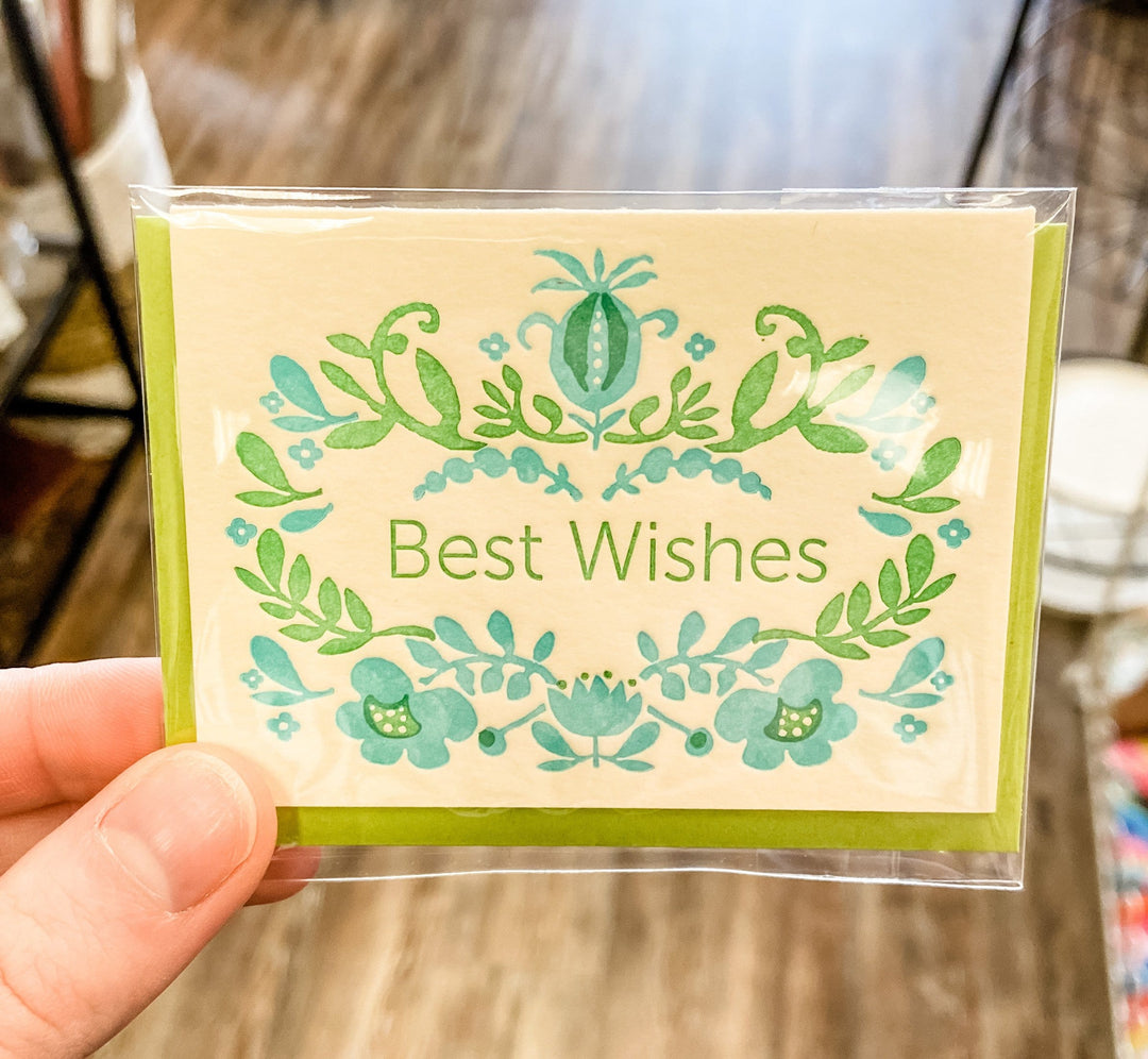 ilee paper goods Enclosure Card Best Wishes Enclosure Card