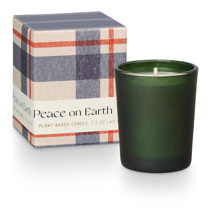 Illume Candle Balsam & Cedar Peace on Earth Boxed Votive Candle