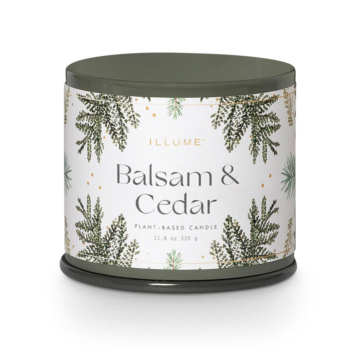 Illume Candle Balsam & Cedar Vanity Tin Candle