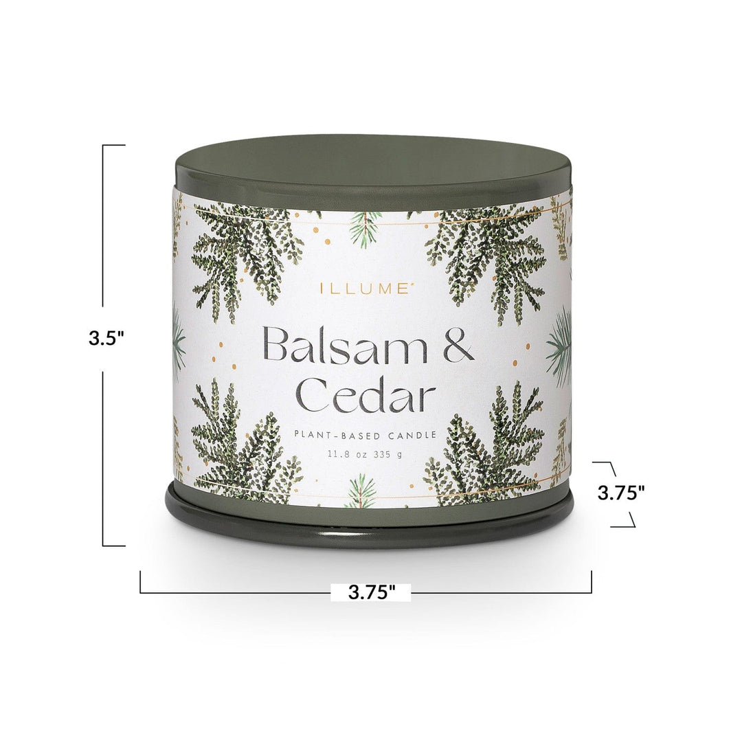 Illume Candle Balsam & Cedar Vanity Tin Candle