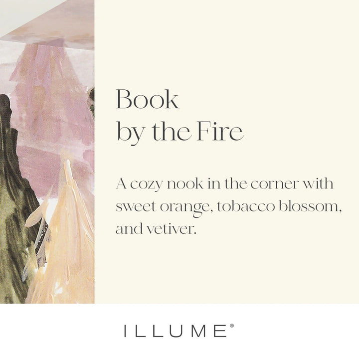 Illume Candle Book By The Fire Boxed Votive Candle