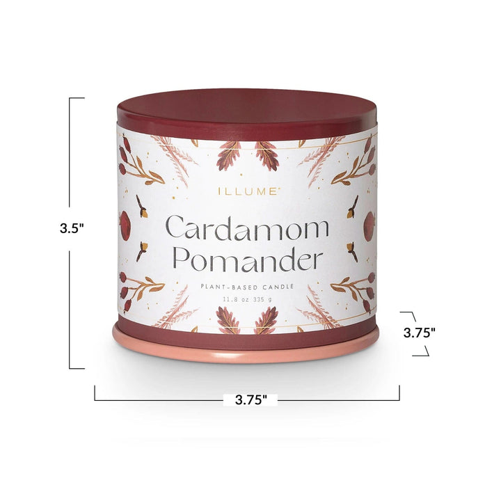 Illume Candle Cardamom Pomander Vanity Tin