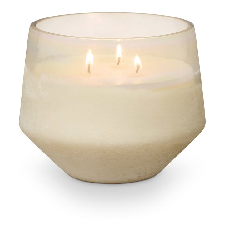 Illume Candle Winter White Large Baltic Glass Candle