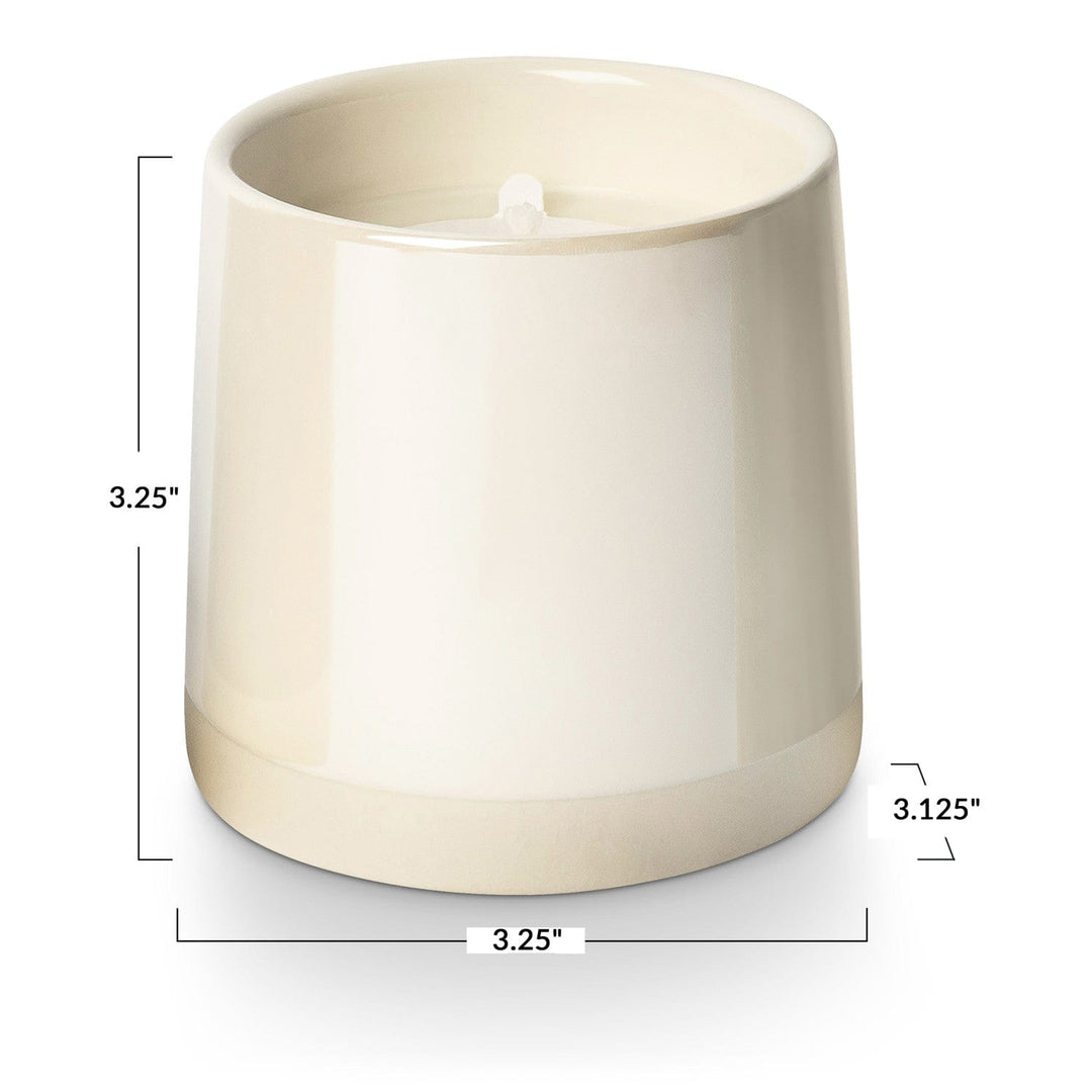 Illume Candle Winter White Shine Ceramic Candle