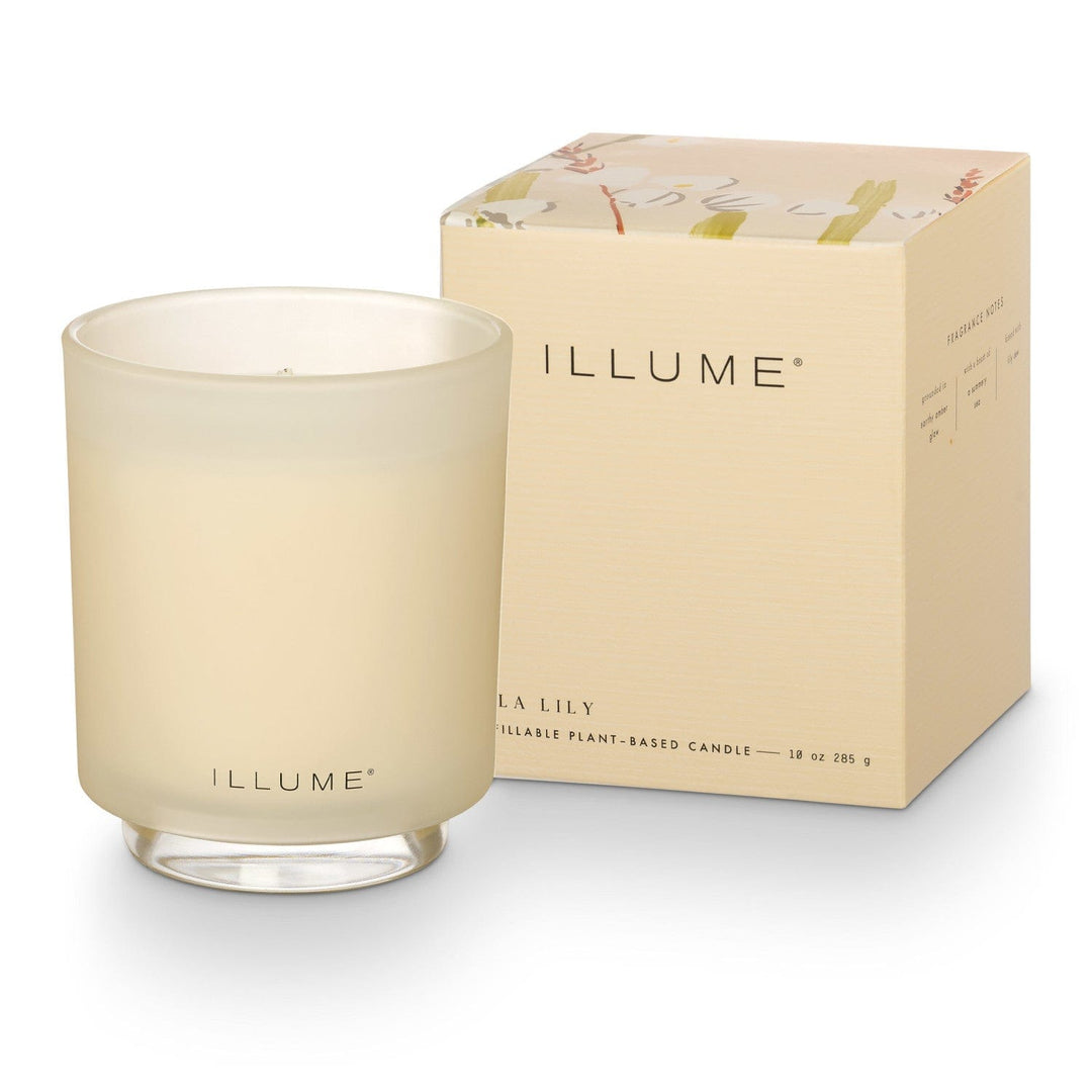Illume Diffuser Isla Lily Refillable Boxed Glass Candle