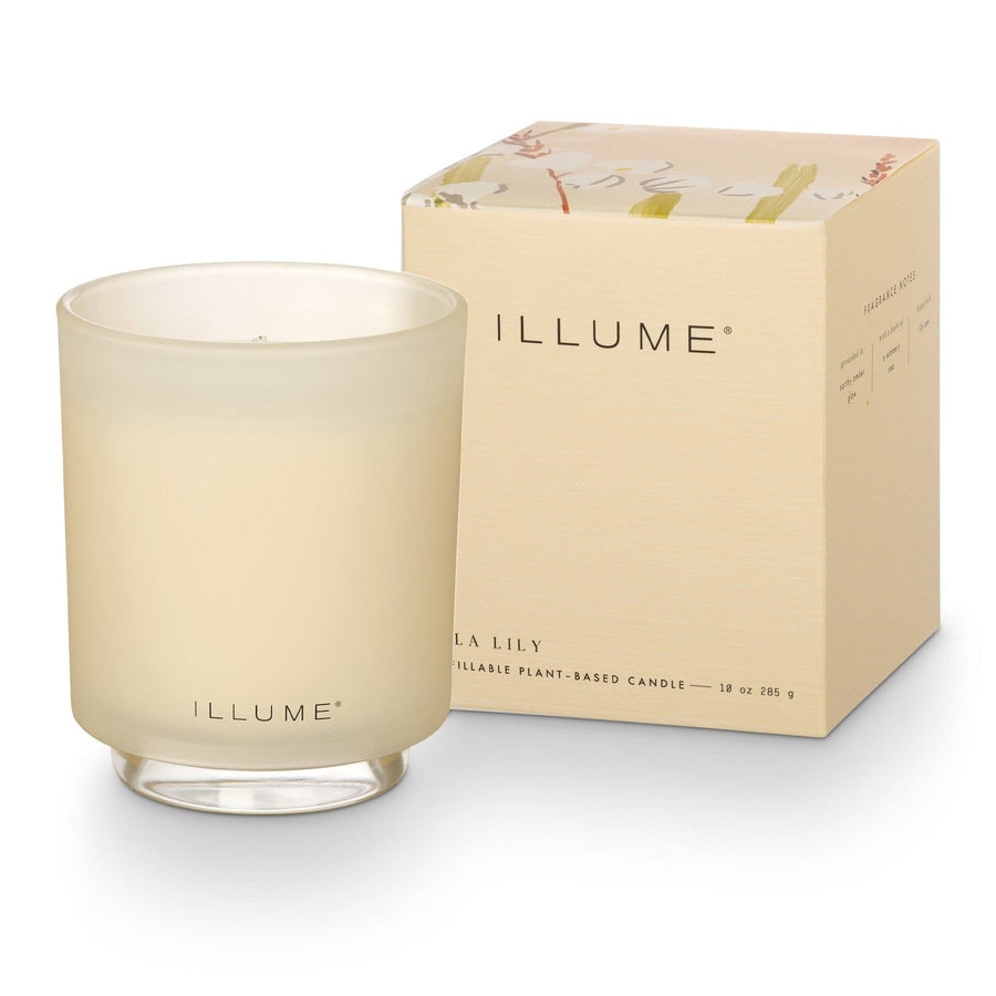 Illume Diffuser Isla Lily Refillable Boxed Glass Candle