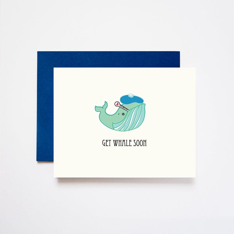 Ilootpaperie Card Get Whale Soon Card