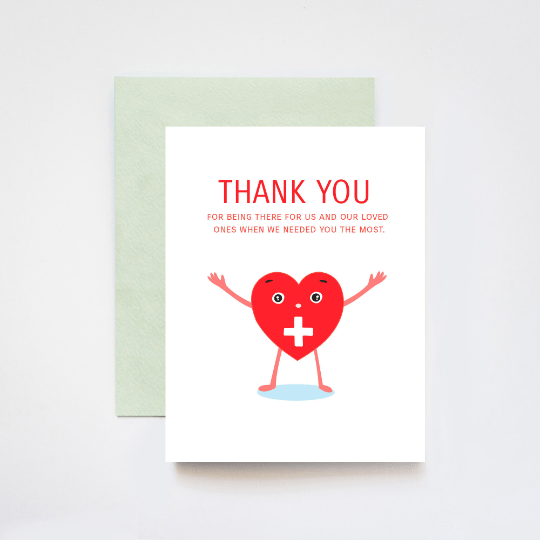 Ilootpaperie card Healthcare Frontline Workers Thank You Card
