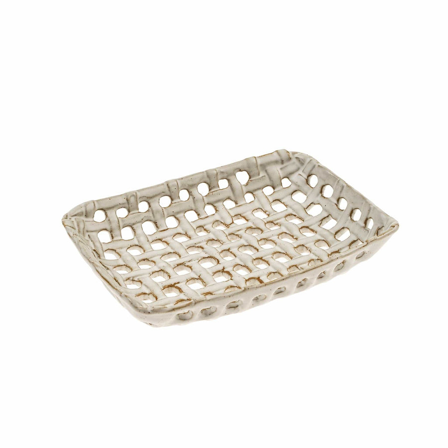Indaba Bowl Porcelain Basket Tray