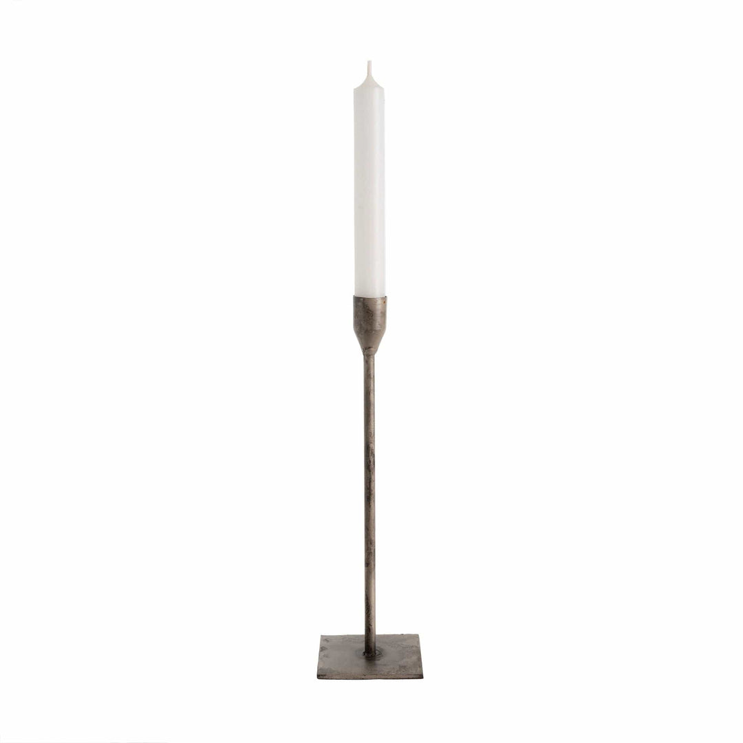 Indaba Candle Holder Large Bonita Candlestick - Silver