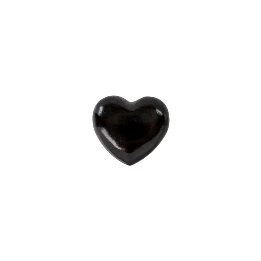 Indaba Decor Mini Soapstone Heart - Black
