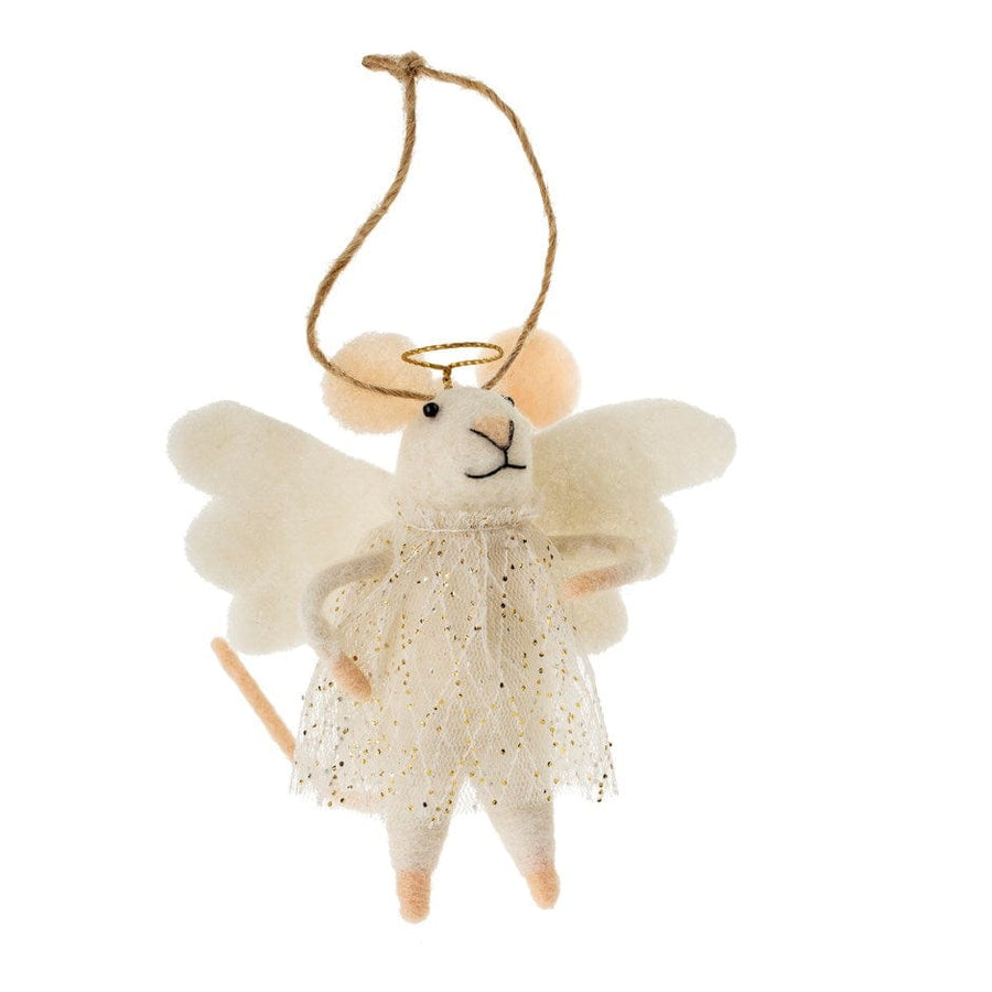 Indaba Ornament Heavenly Hana Mouse Ornament