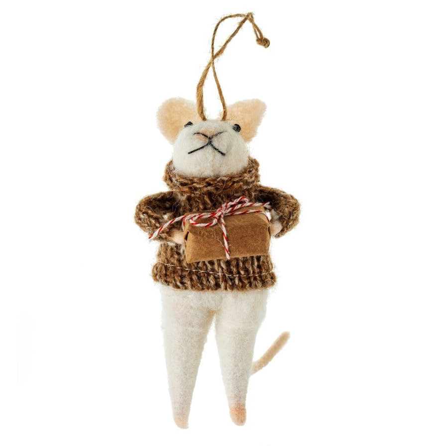 Indaba Ornaments Gifting Gabriel Mouse Ornament