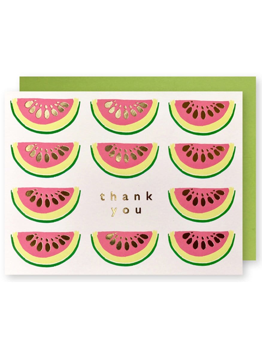 J. Falkner Boxed Card Set Thank You Watermelon Cards - Boxed Set of 8