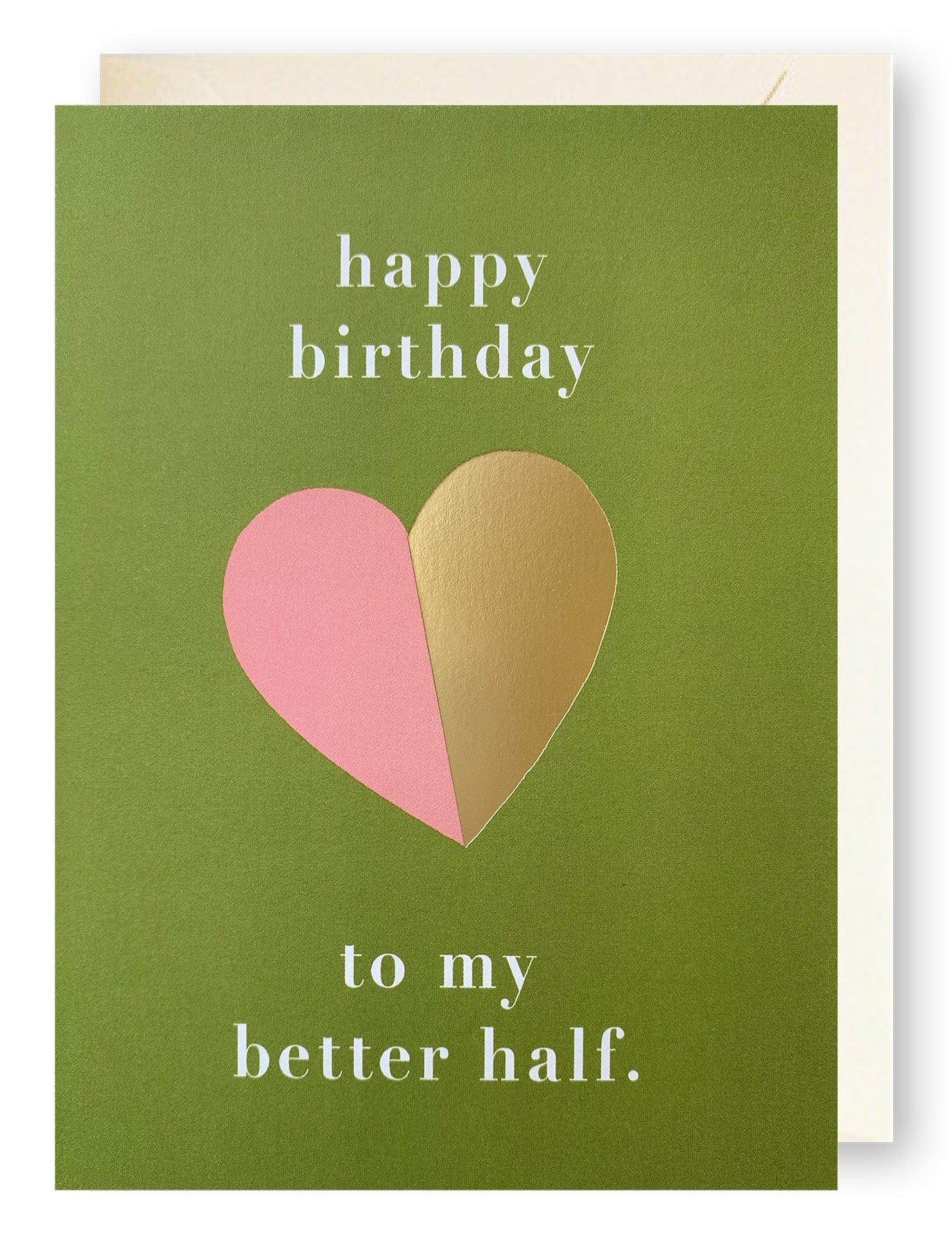 J. Falkner Card Better Half Birthday Card