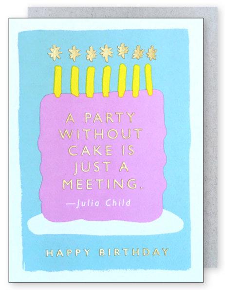 J. Falkner Card Birthday Cake Quote Card