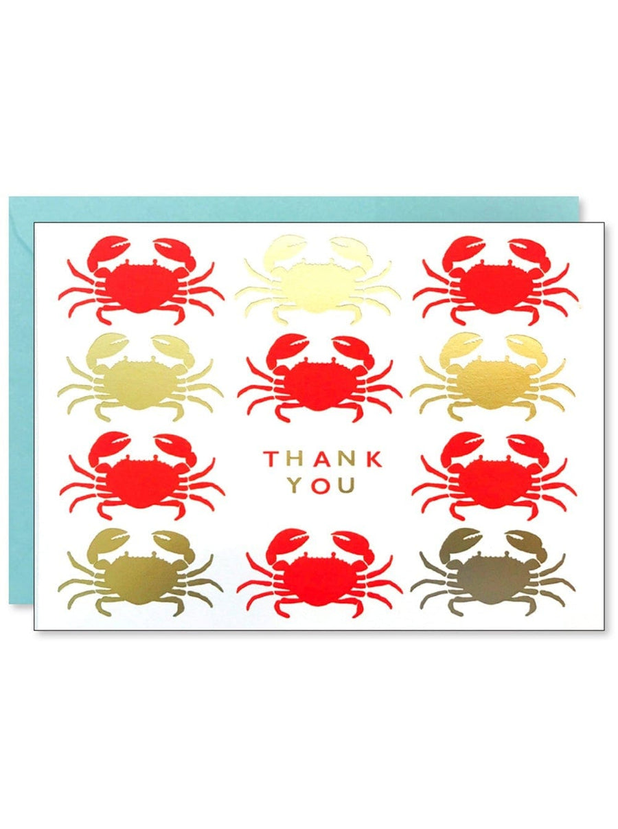 J. Falkner Card Happy Crabs Thank You Card