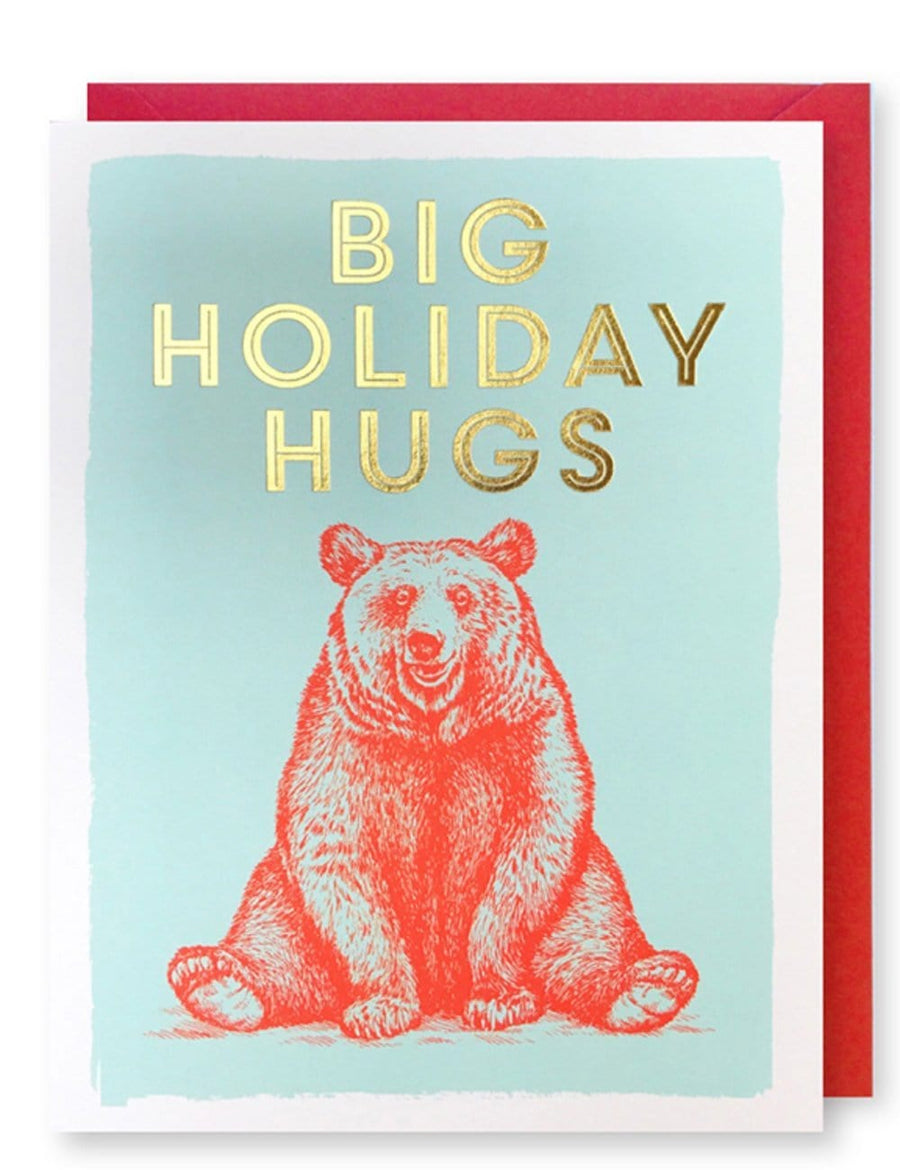 J. Falkner Card Holiday Bear Hugs Card