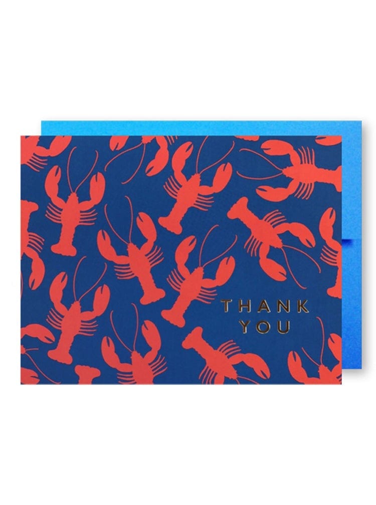 J. Falkner Card Lobster Thank You Card