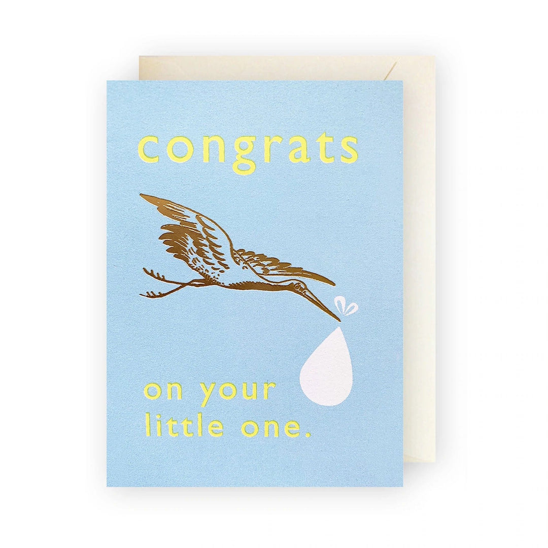 J. Falkner Enclosure Card Baby Boy Enclosure Card