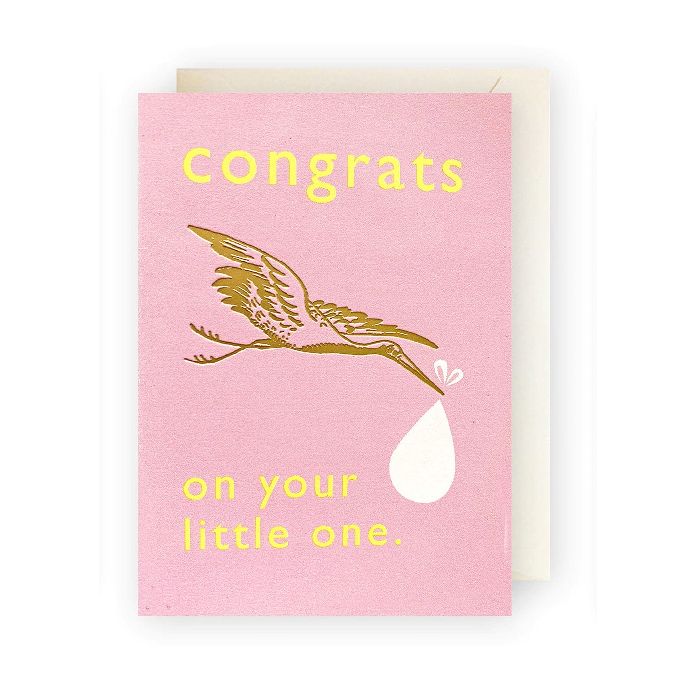 J. Falkner Enclosure Card Baby Girl Enclosure Card