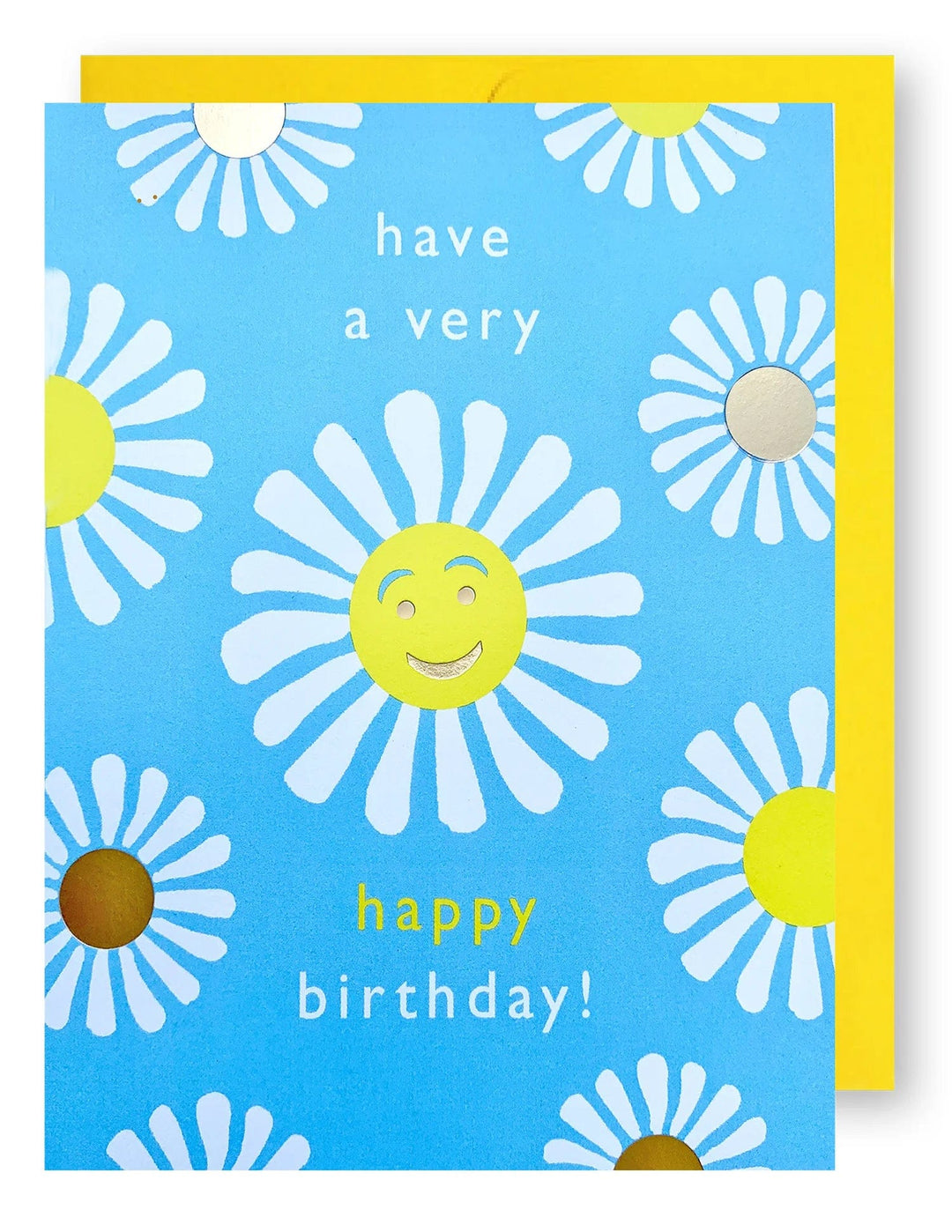 J. Falkner Enclosure Card Daisies Enclosure Birthday Card