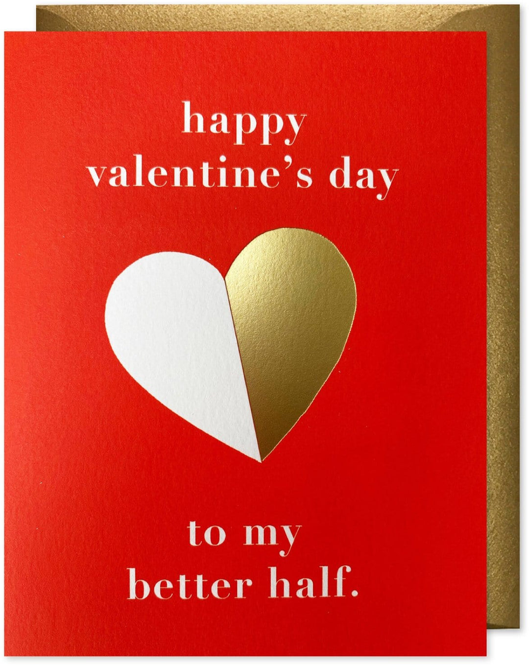 J. Falkner Single Card Valentine's Better Half Card