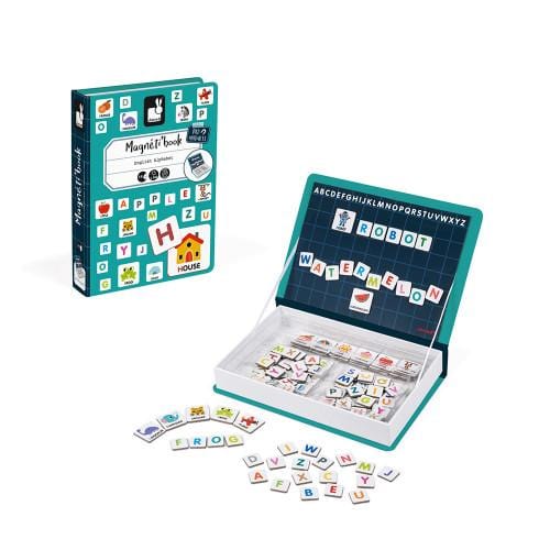 Janod Educational Toys English Alphabet Magneti'Book