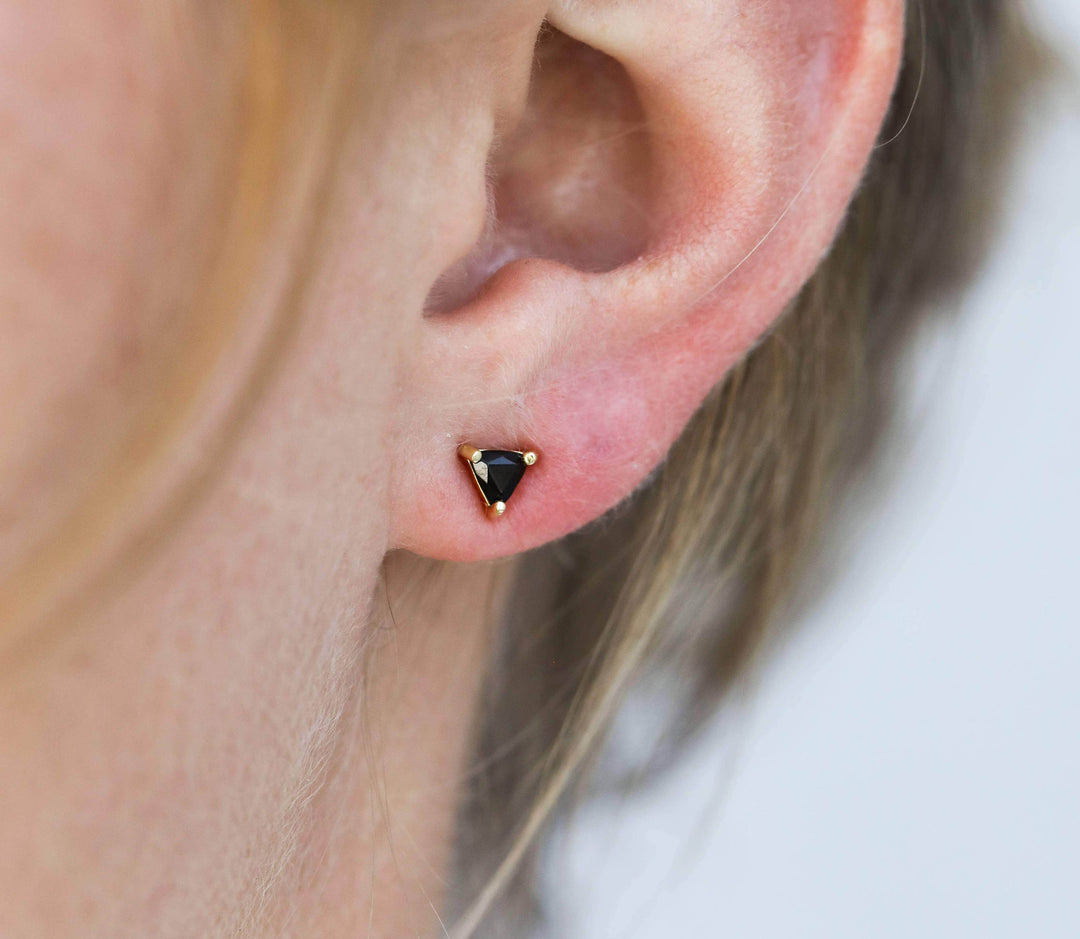 JaxKelly Earrings Black Tourmaline Mini Energy Gems