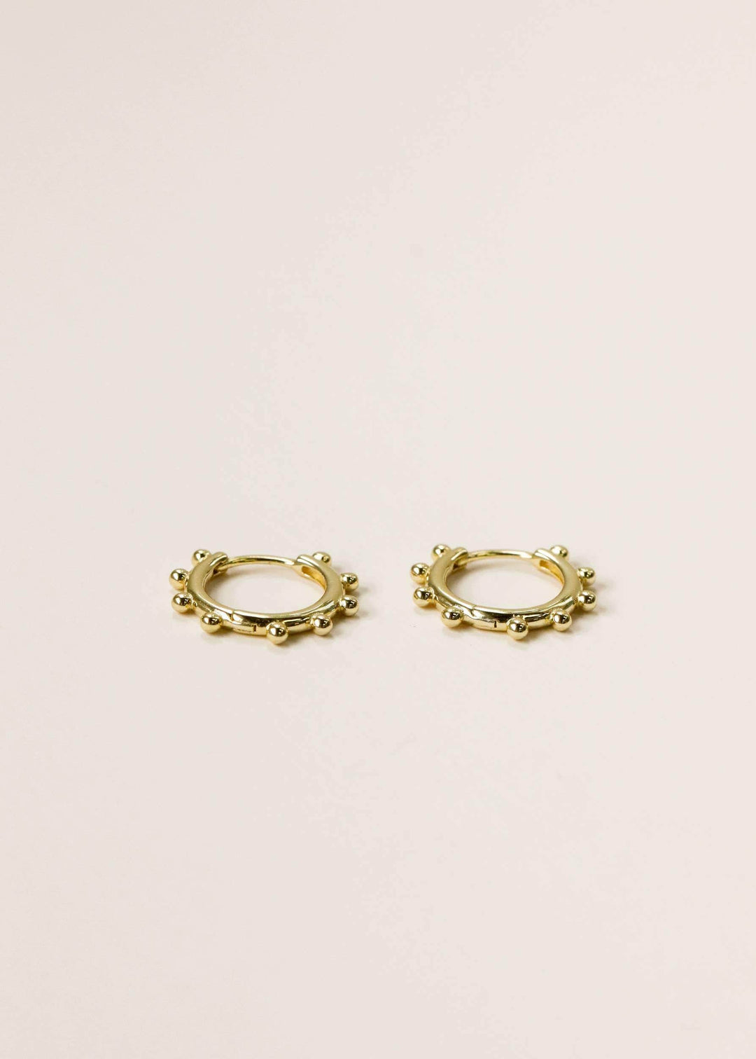 JaxKelly Earrings Golden Hoop - Beaded
