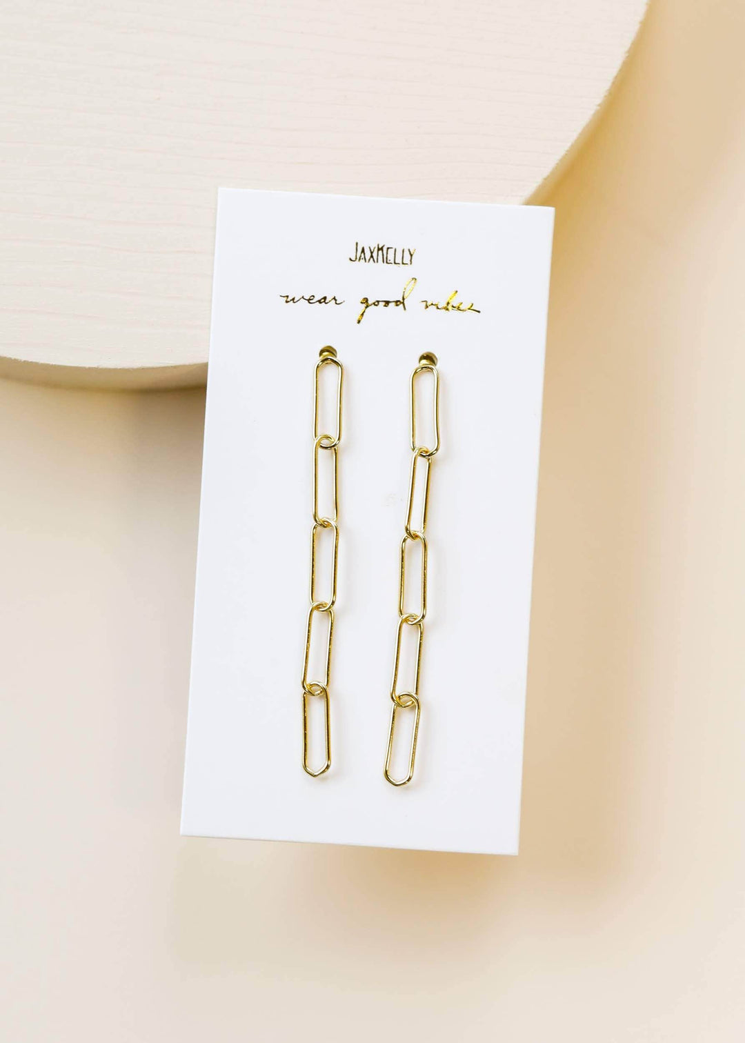 JaxKelly Earrings Link Drop