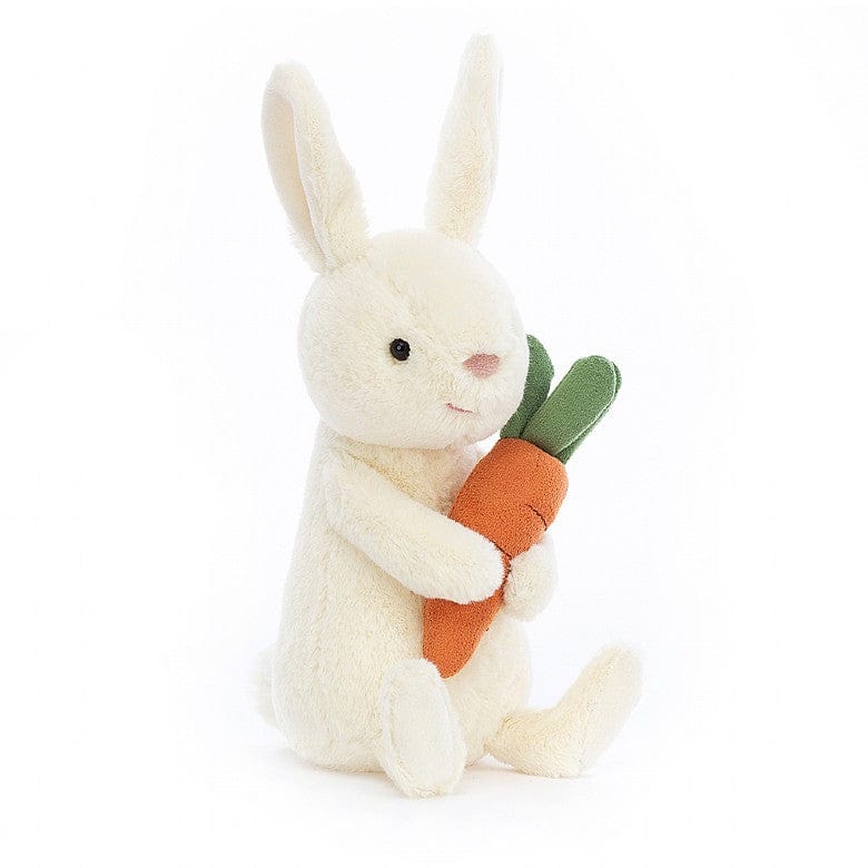 Jellycat Plush Toy Bobbi Bunny With Carrot