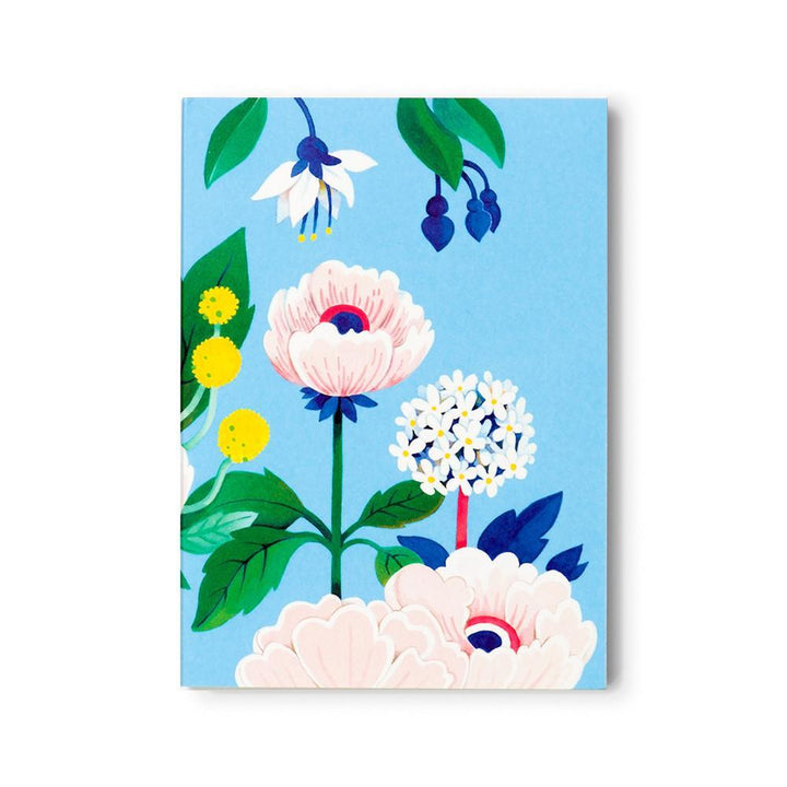 JooJoo Paper Notepads Blue Floral Notepad