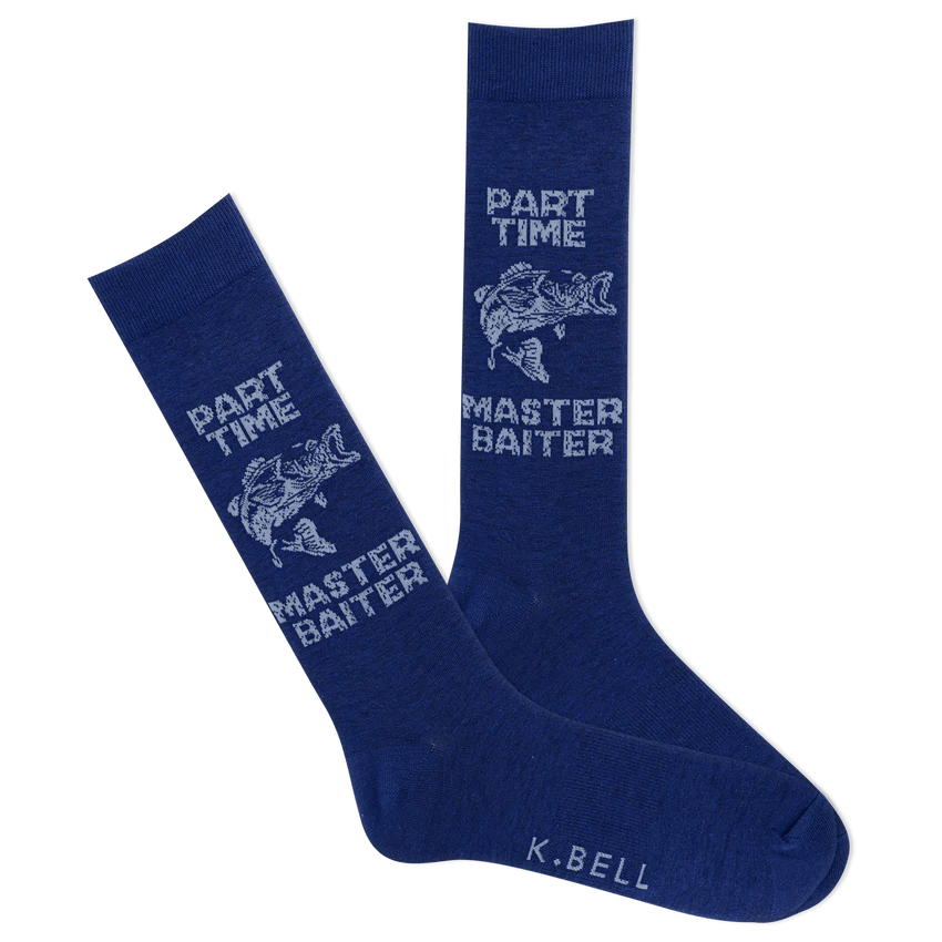 K. Bell Socks Men's Part-Time Crew Socks