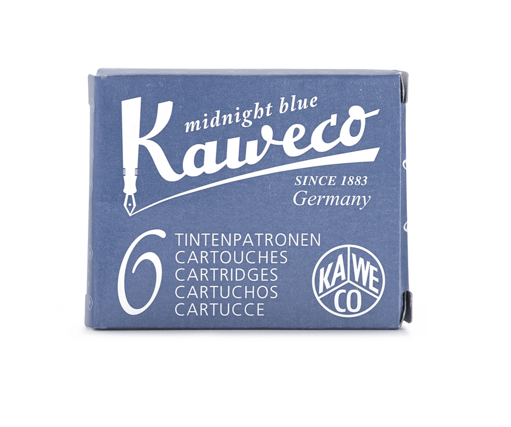 Kaweco Pen Midnight Blue Kaweco Fountain Pen Ink Refills - 6 pack