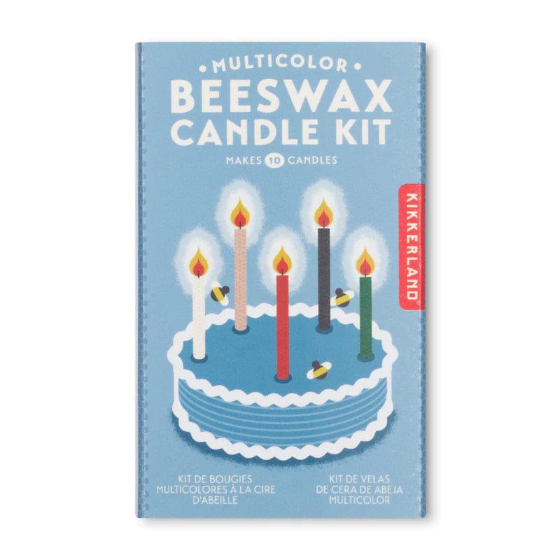 Kikkerland Birthday Candles Multicolor Beeswax Candle Kit