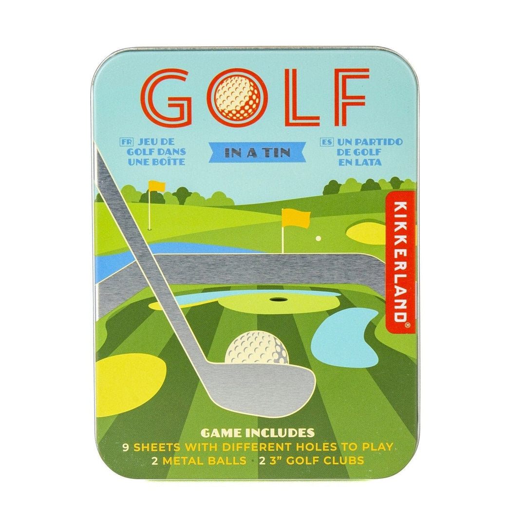 Kikkerland Games Golf in a Tin