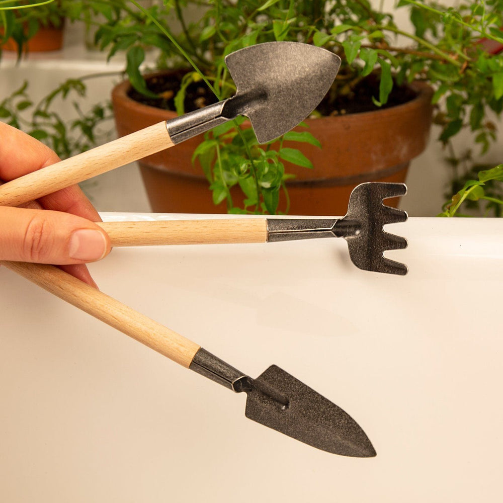 Mini Garden Tool Set Garden Kikkerland 