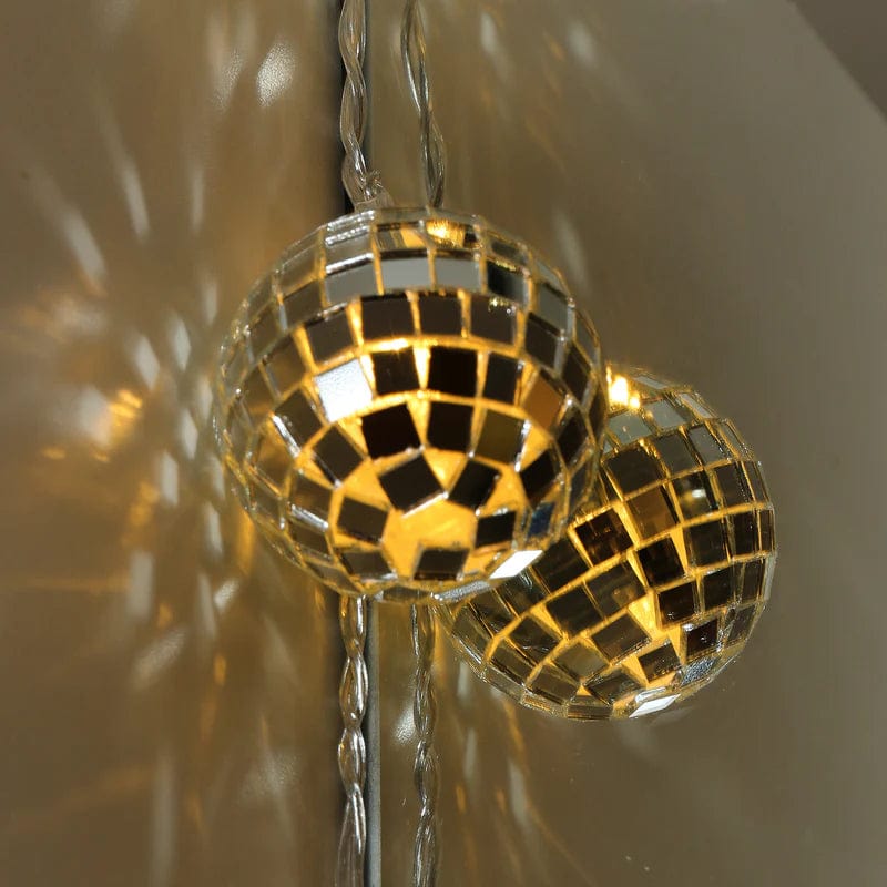 Kikkerland Home Decor Disco String Lights