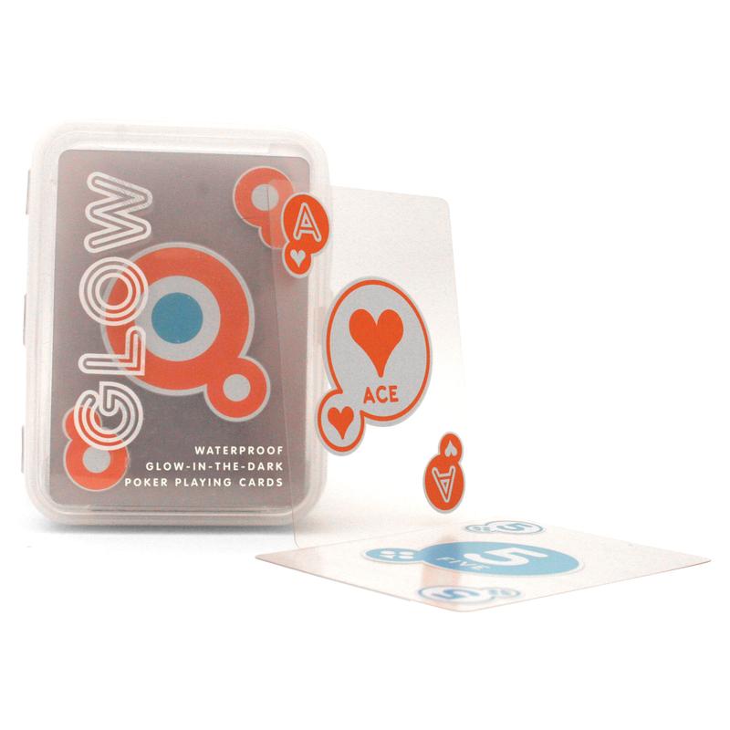 Kikkerland Playing Cards Glow in the Dark Playing Cards