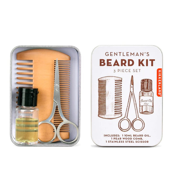 Kikkerland Travel Kit Gentleman's Beard Kit