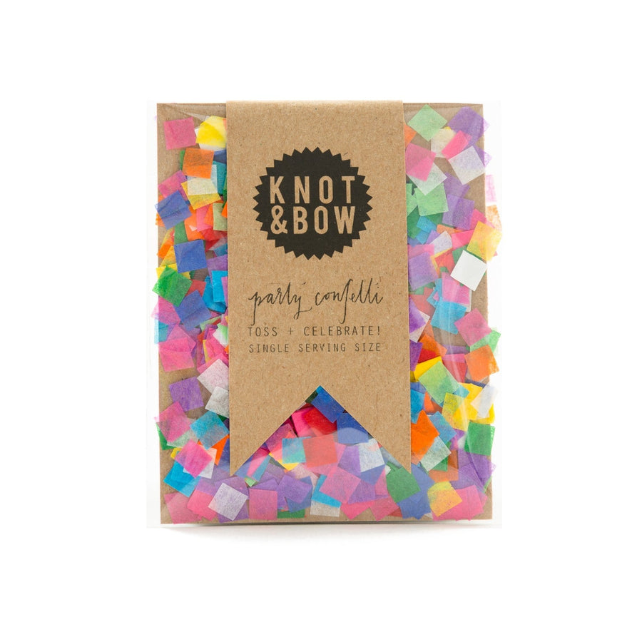 Knot & Bow Party Supplies Tiny Rainbow Single Serving Size Confetti